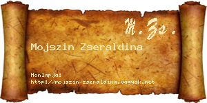 Mojszin Zseraldina névjegykártya